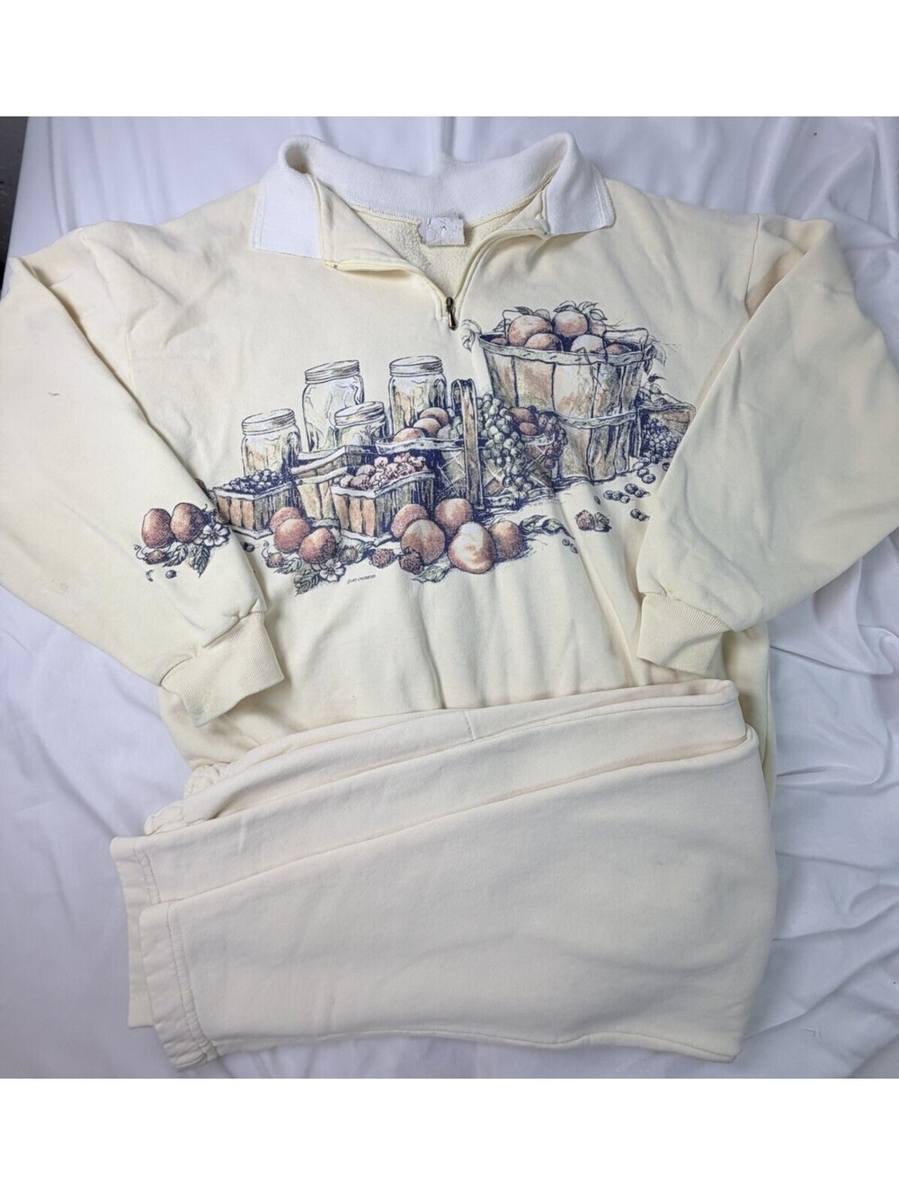 Unique vintage 90’s Art Unlimited Matching Set All Over print Cottage Core
